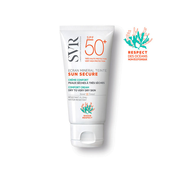 SUN SECURE Écran Minéral Teinté Peaux sèches à très sèches